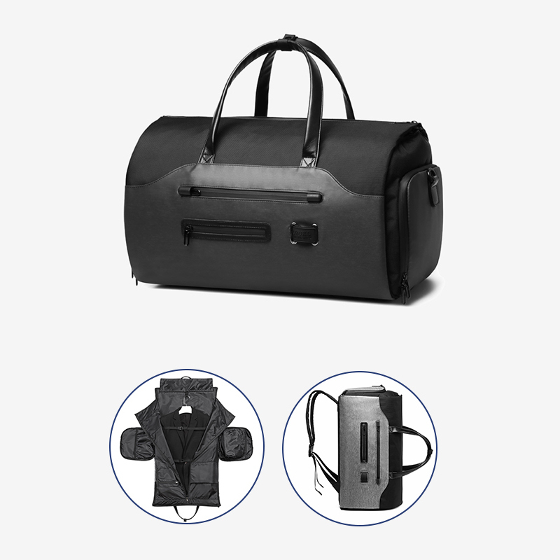 9288 Garment Bag for Travel Mens Suit Carry on Duffel Bag with Shoes Compartment & Wet Pocket