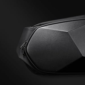 simple and unique shell design of sling bag for men
