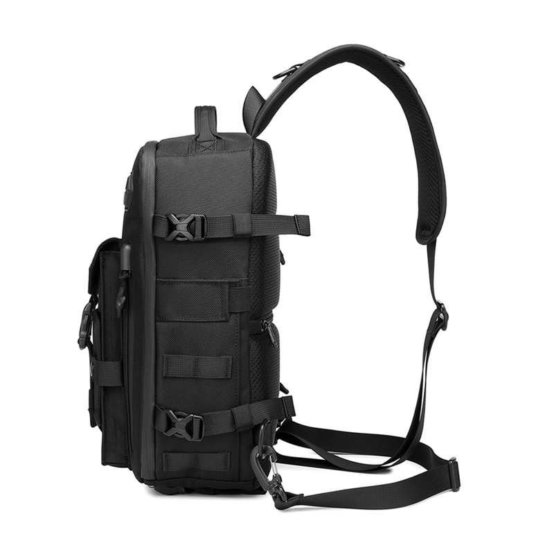 OZUKO 9737 Modern Fashion 12.9 iPad Tactical Sling Bag