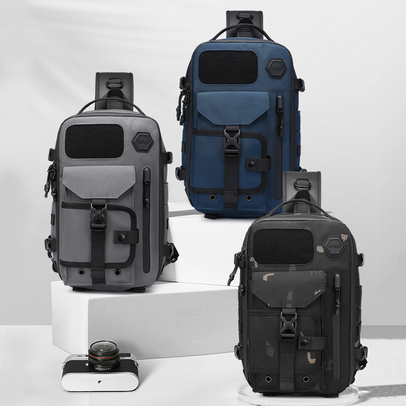 9737 Modern Fashion 12.9'' iPad Tactical Sling Bag