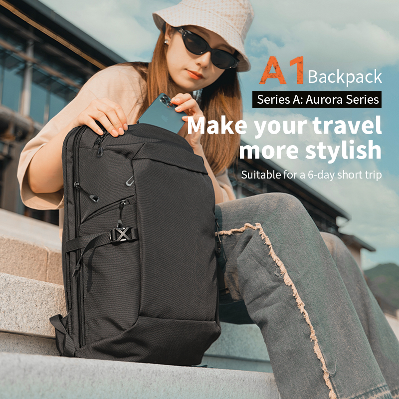 Aurora® Everyday Travel Backpack(Unisex), 840D CORDURA Material, 36L