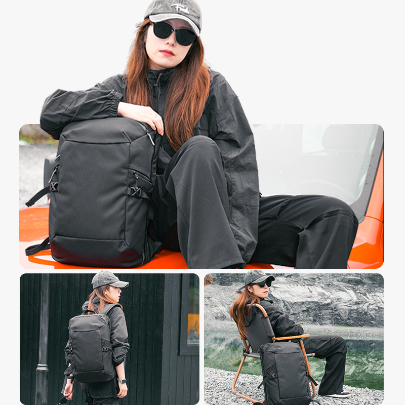 Aurora® 36L Everyday Travel Backpack(Unisex), 840D CORDURA Material, Removable Waist and Chest Strap