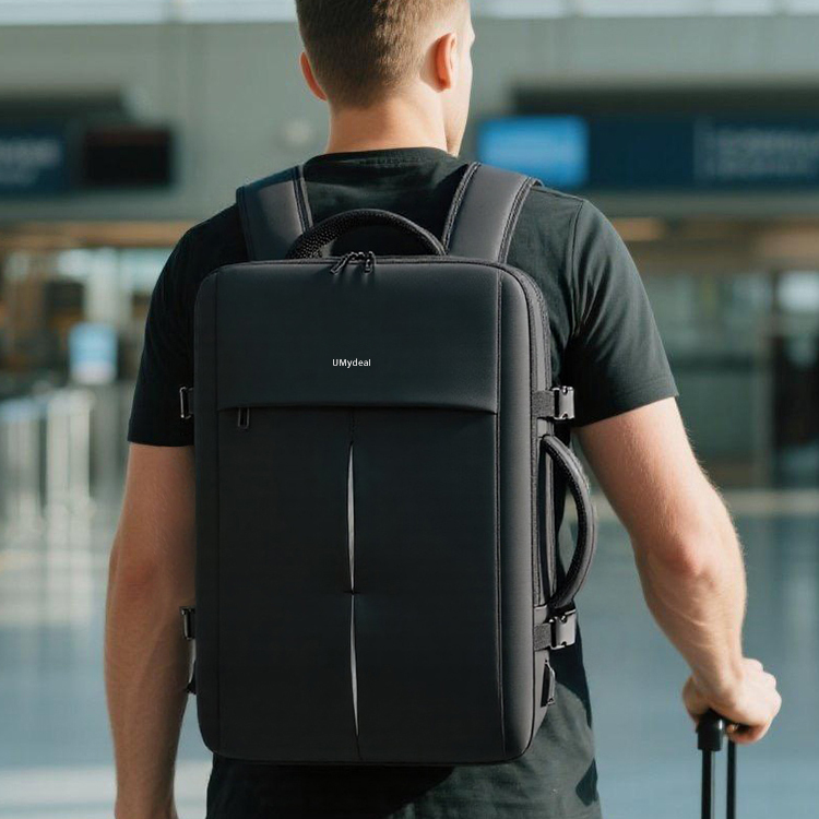 60L Carry on Vacuum Compression Travel Expandable Backpack