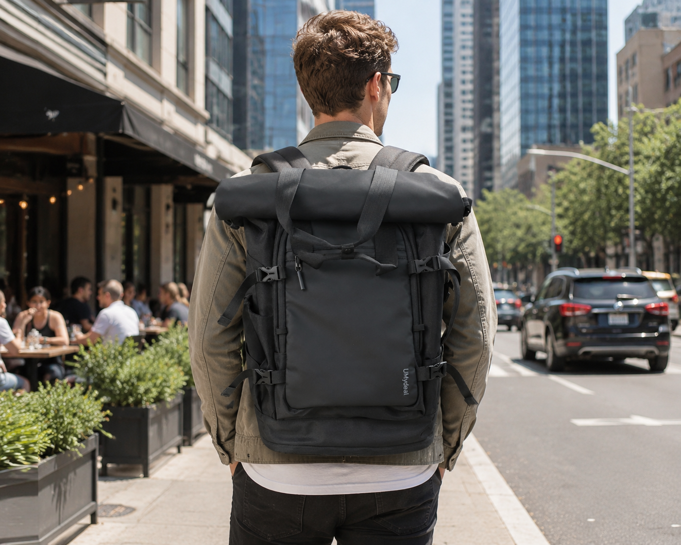 UMydeal Anti-theft Everyday Travel Backpack (RFID Protected), 45L