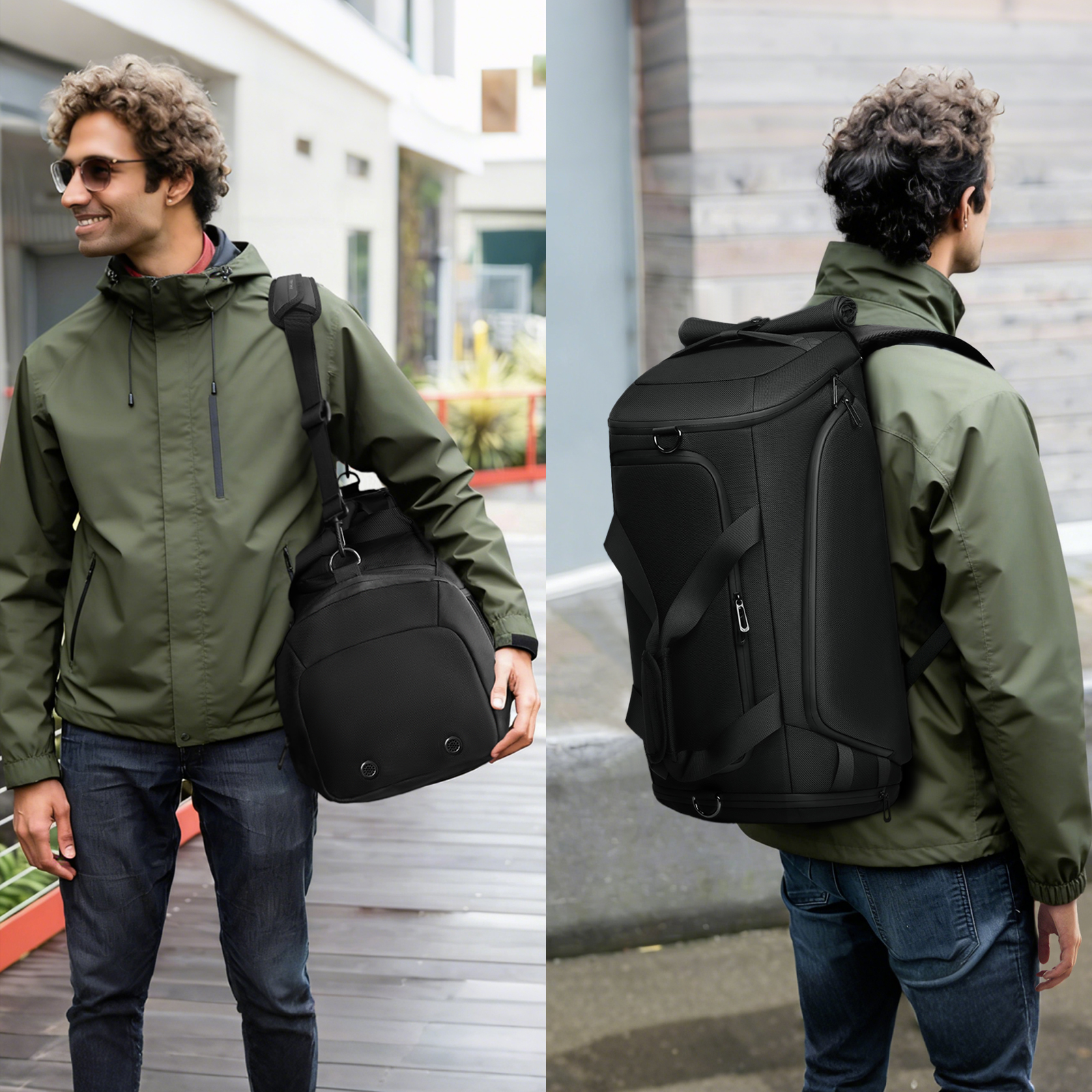 60L Carry on CORDURA® Material Travel Duffle Bag