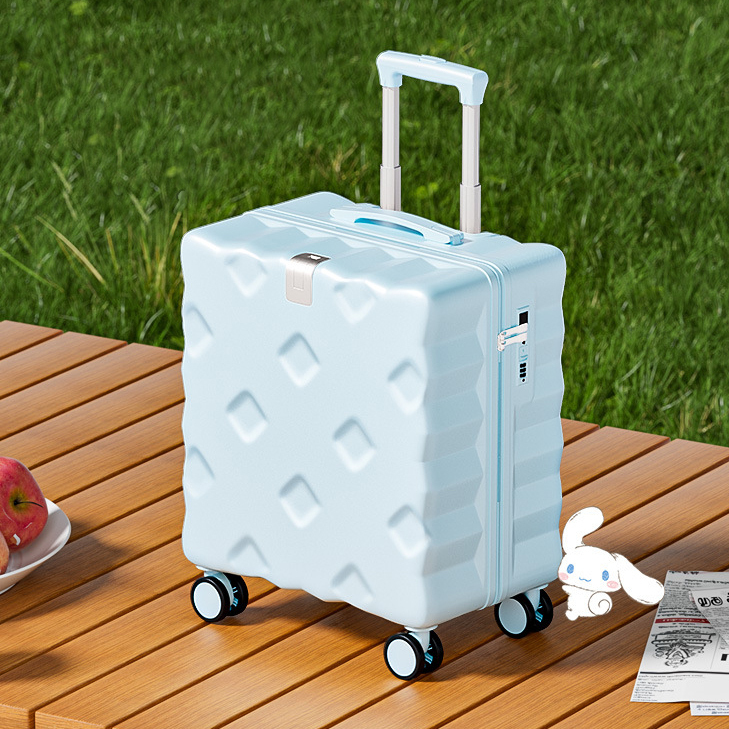 Carry-On 20-Inch Luggage Travel Cup Holder USB Interface Large Suitcase 4 Wheels Lightweight