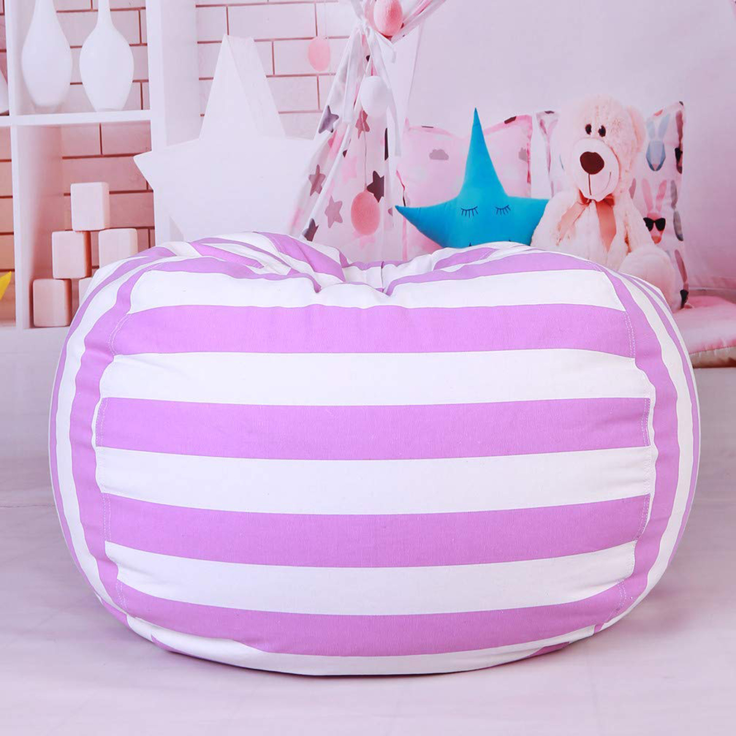 97 cm Soft Toy Storage Bag, Bean Bag, Kids Soft Pouch, Fabric Chair