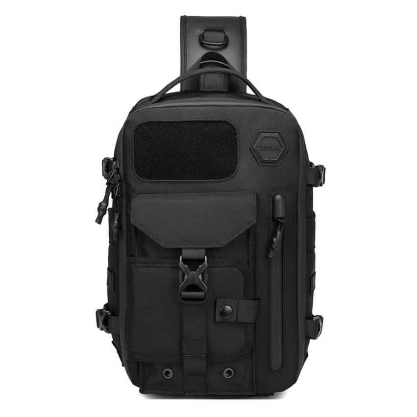 9737 Modern Fashion 12.9 iPad Tactical Sling Bag