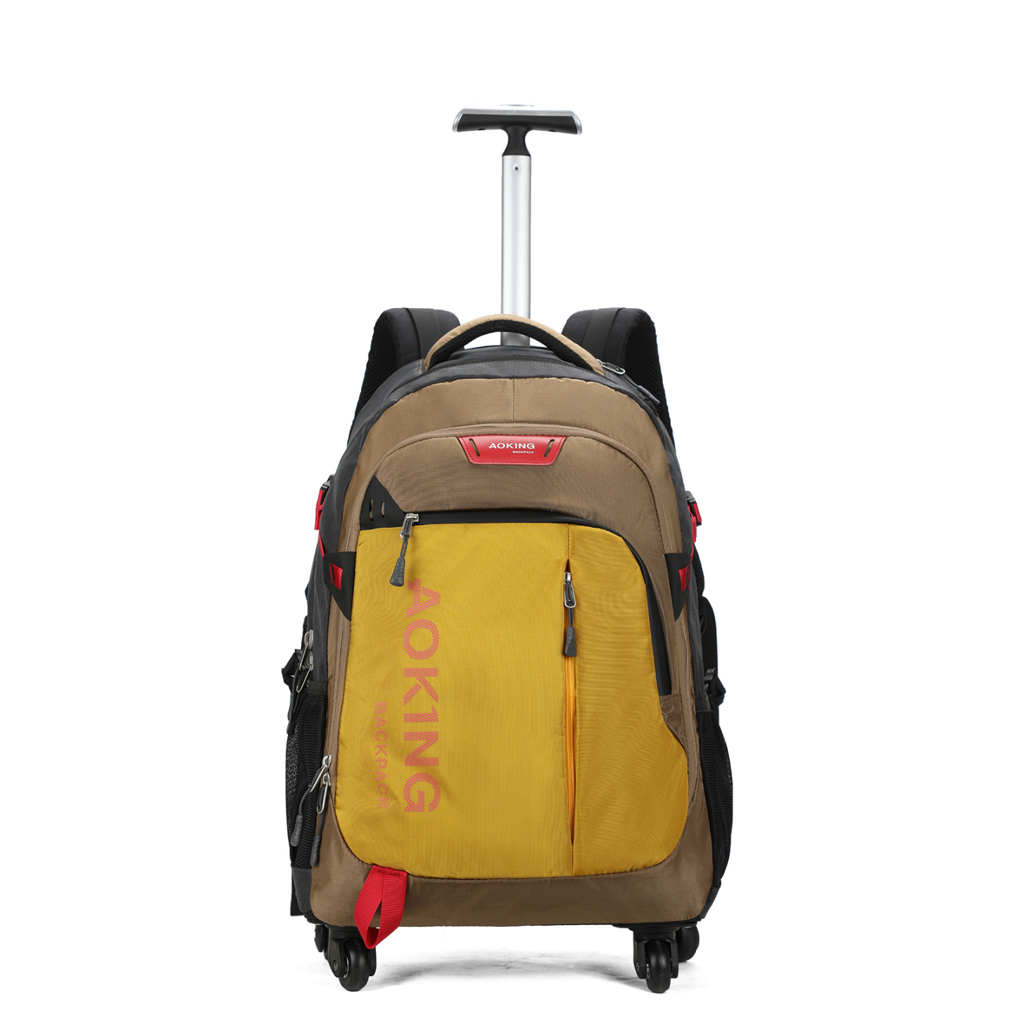 9700 Carry on 20/22″ Waterproof Lightweight Travel Rolling Backpack with Four Wheels