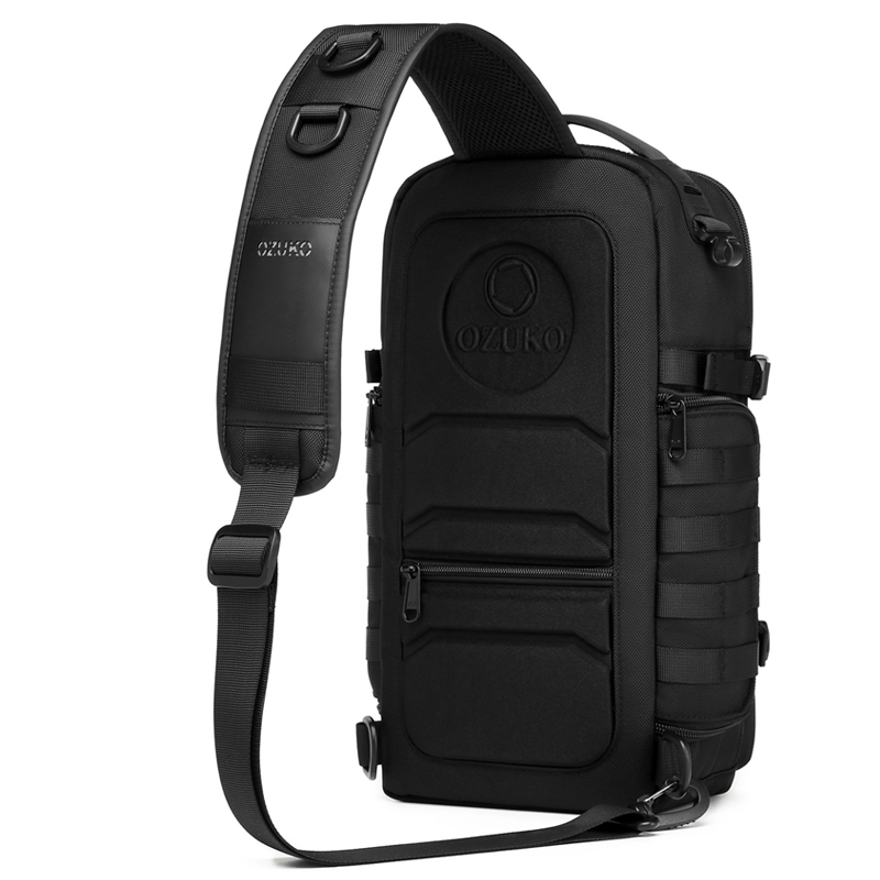9585 Tactical Style EDC Sling Bag with Tripod Holder