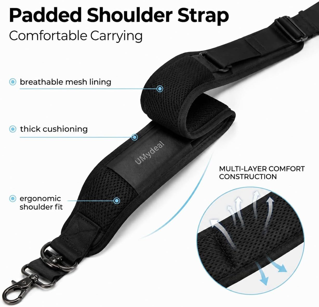  Umydeal Fashion Sling Bag(RFID) for 14-inch MacBook