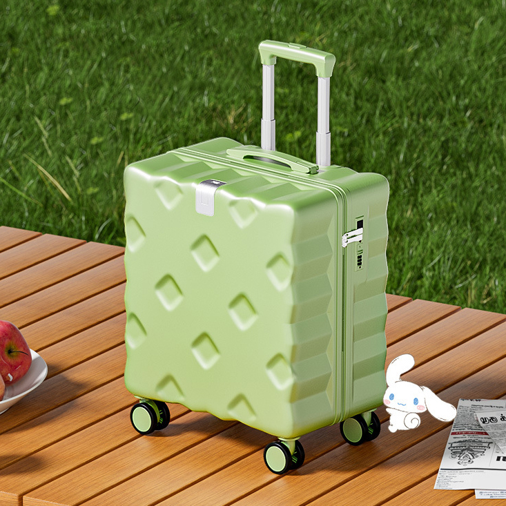 Carry-On 20-Inch Luggage Travel Cup Holder USB Interface Large Suitcase 4 Wheels Lightweight