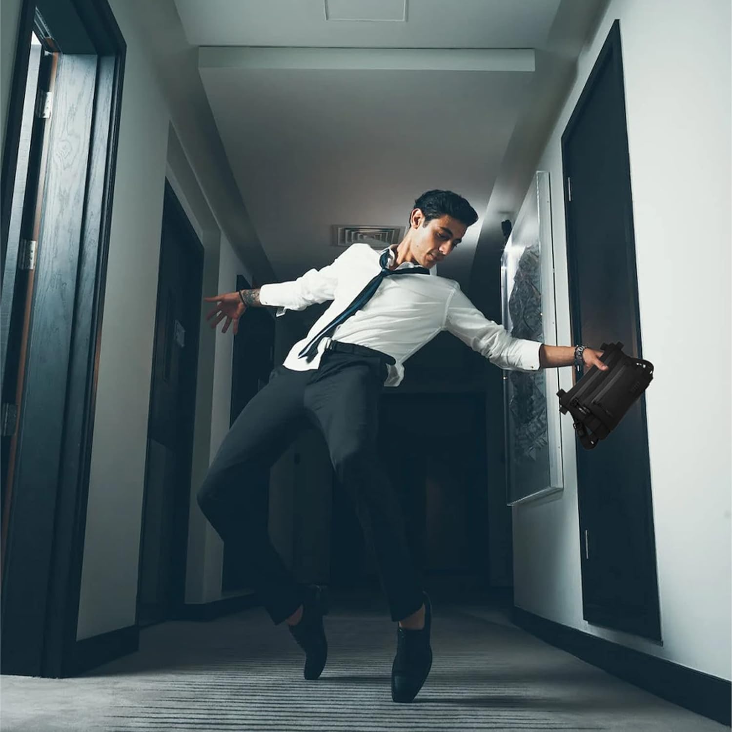 OZUKO 9670 Fashion Crossbody Bag Slim Fanny Pack Under Clothes