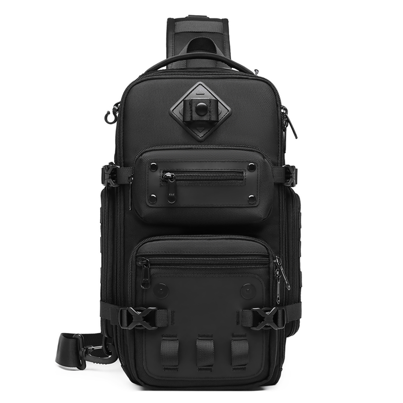9585 Tactical Style EDC Sling Bag with Tripod Holder