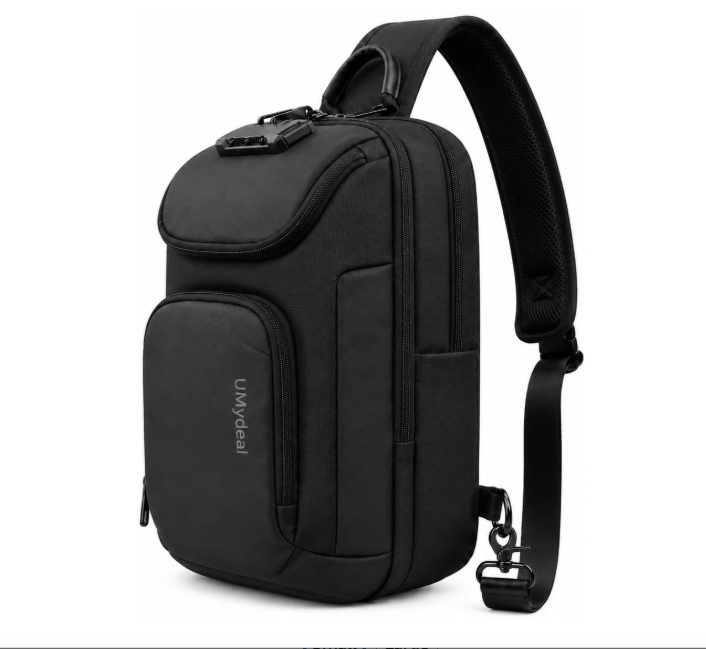 Sling Bag for Men, Anti Theft Sling Backpack, Mens Crossbody Bag, Shoulder Chest Bag for Travel, Casual
