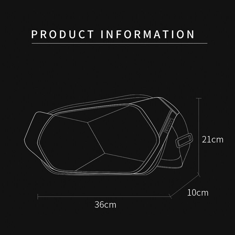 2024 New Hard Shell Bicycle Crossbody Bag 