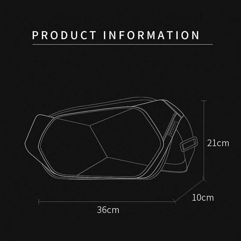 2024 New Hard Shell Bicycle Crossbody Bag 