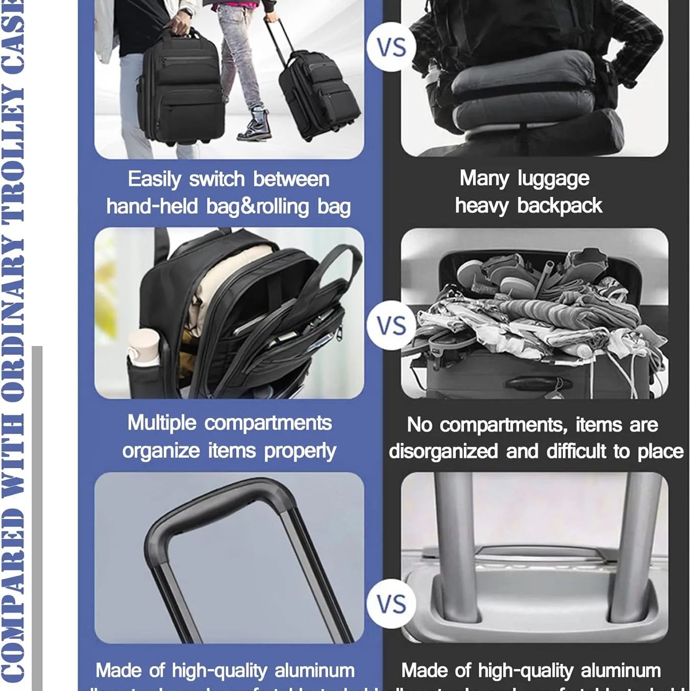 9699 Carry on 18-inch Underseat Lightweight Overnight Suitcase