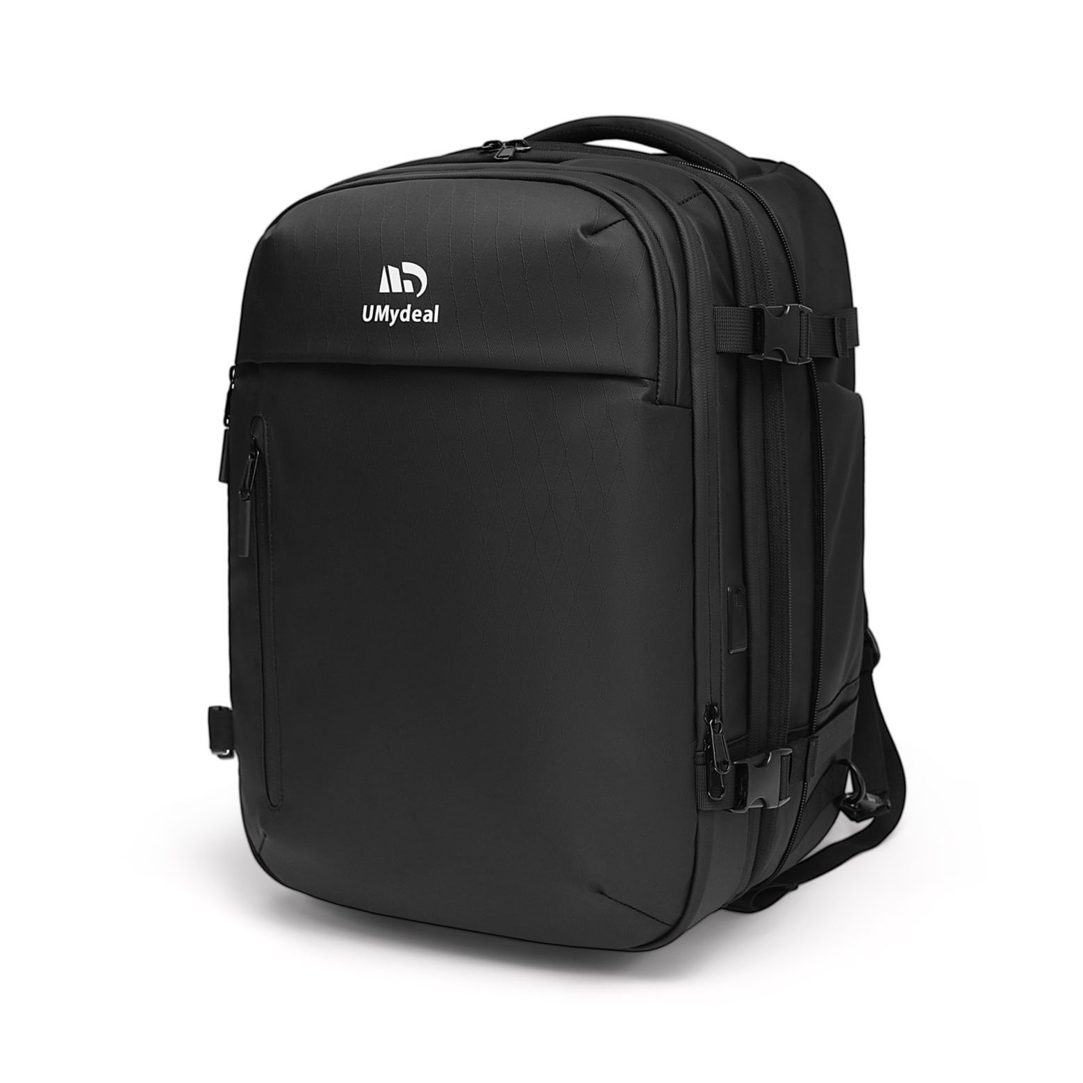 20-inch Carry on Vacuum Compression Travel Suitcase (70L), with Hidden Pull Rod, Weight Handle, TSA Lock, Charging Port