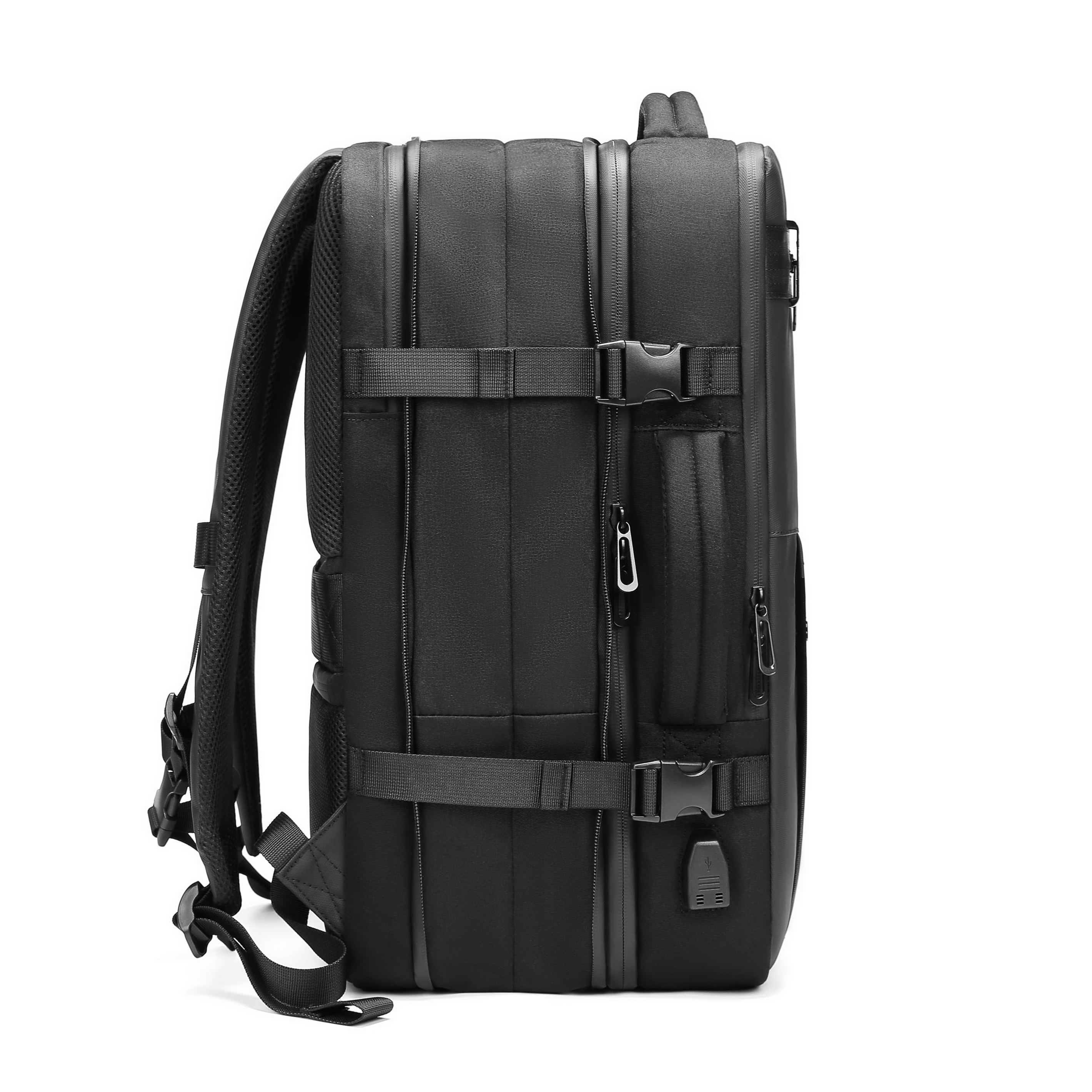 Vacuum Seal Travel Backpack 60L Expandable Air Compression System Water Resistant