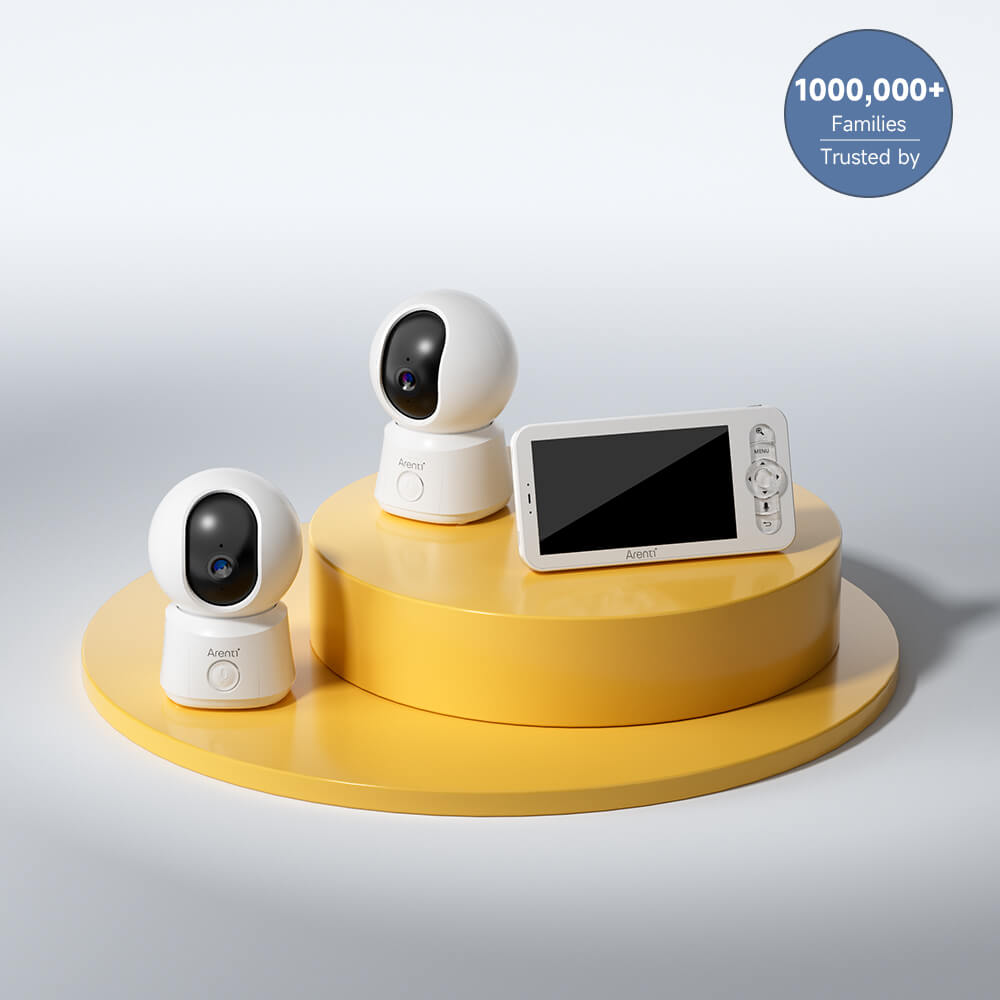 Arenti AInanny B2 Smart 1080P WLAN-Video-Babyphone mit Nachtsicht, Bewegungsalarmen und Zwei-Wege-Audio