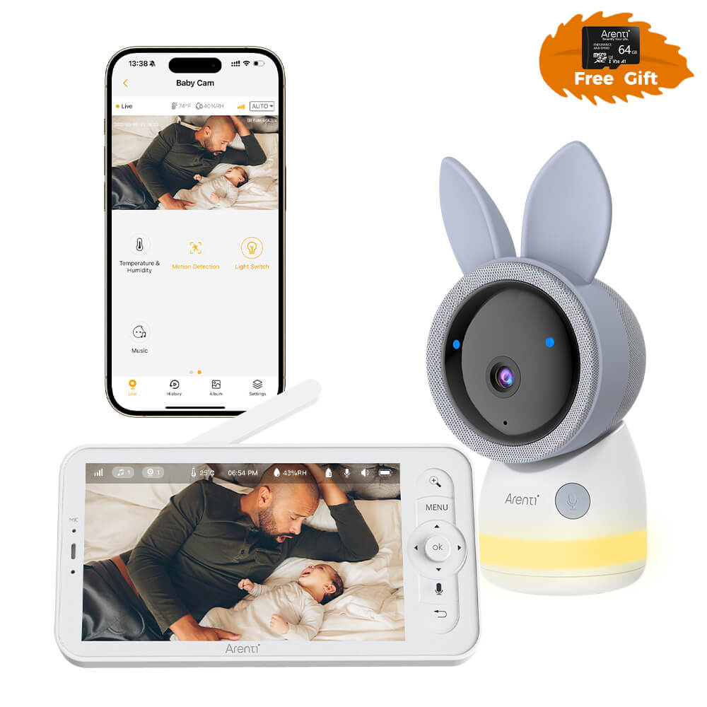 Arenti AInanny Baby Monitor | Split Screen Camera Monitor