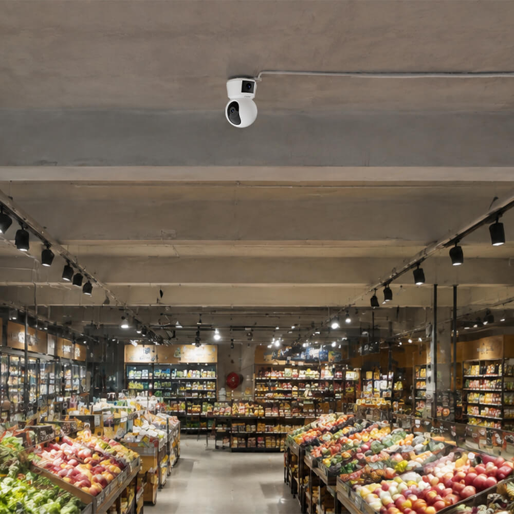 Arenti P3TT 3MP UHD Dual-Lens Indoor Schwenk-Neige-Kamera 2,4 GHz & 5 GHz Dual-Band WiFi