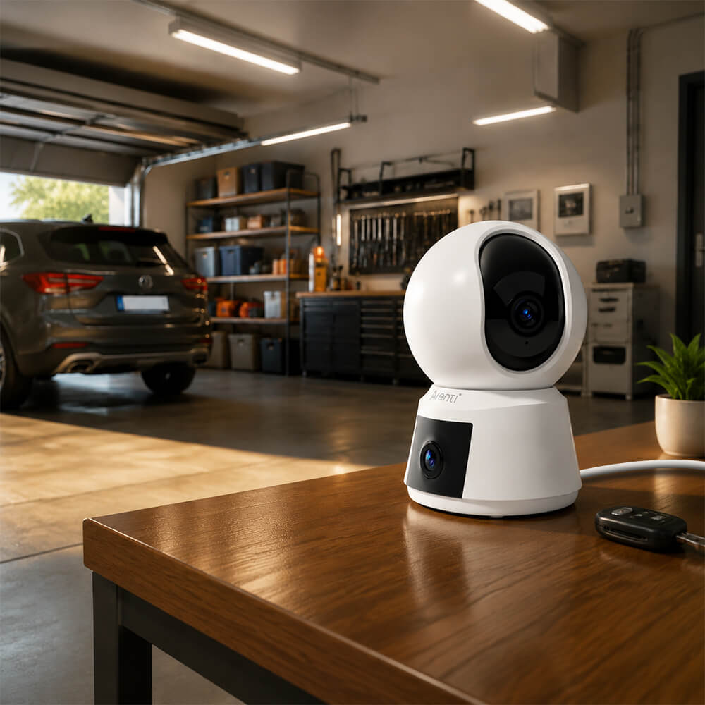 Arenti P3TT 3MP UHD Dual-Lens Indoor Schwenk-Neige-Kamera 2,4 GHz & 5 GHz Dual-Band WiFi