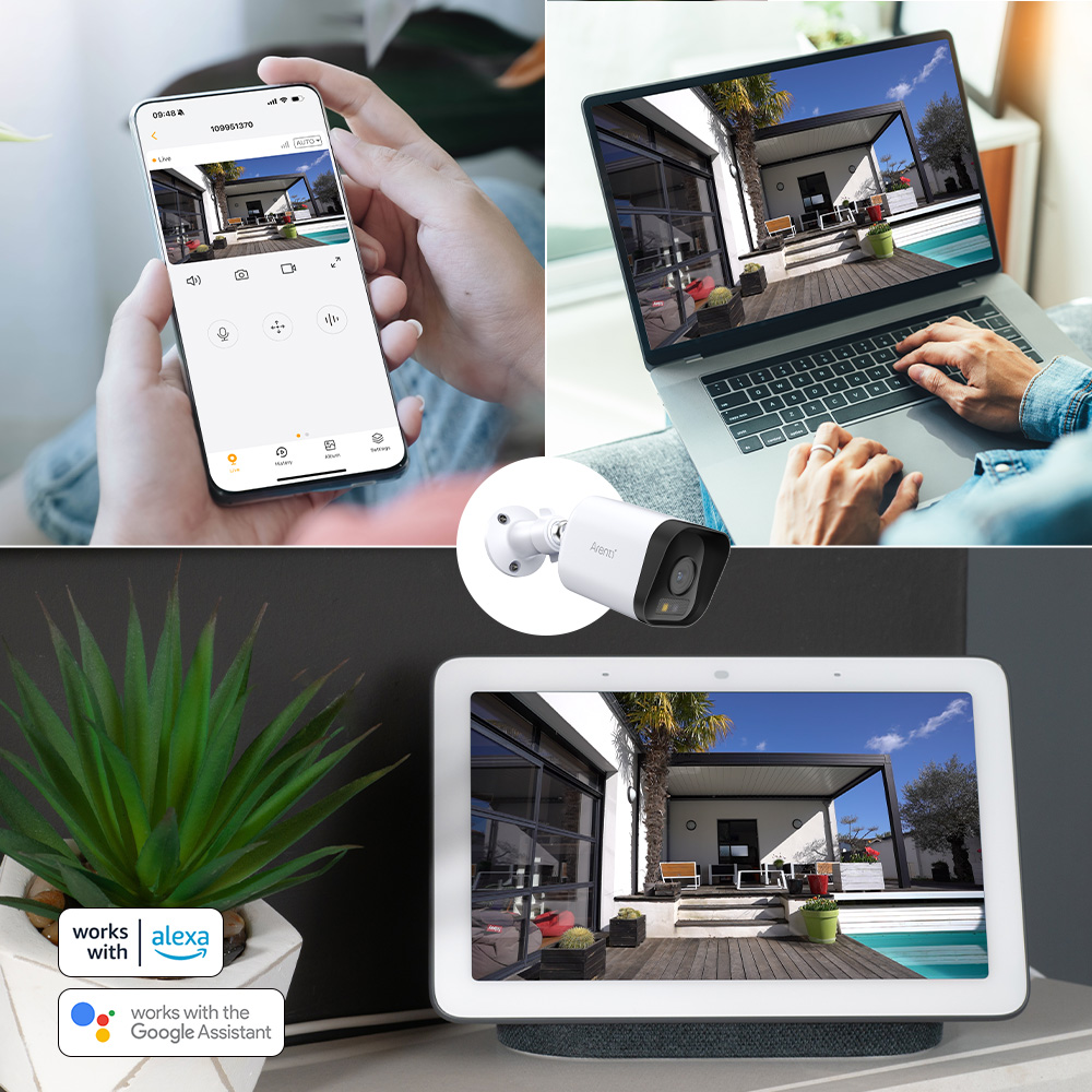 Arenti O3 2K 4MP Kabelgebundene Outdoor Bullet Sicherheitskamera mit WLAN 6-Arenti EU