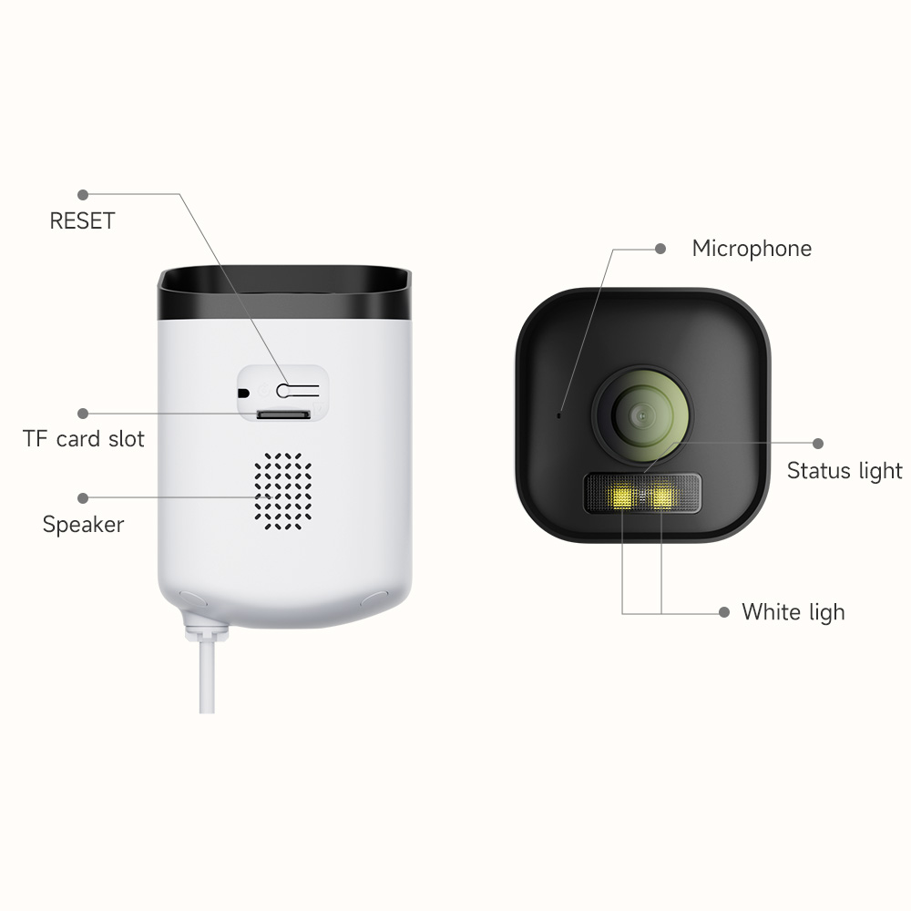 Arenti O3 2K 4MP Kabelgebundene Outdoor Bullet Sicherheitskamera mit WLAN 6-Arenti EU