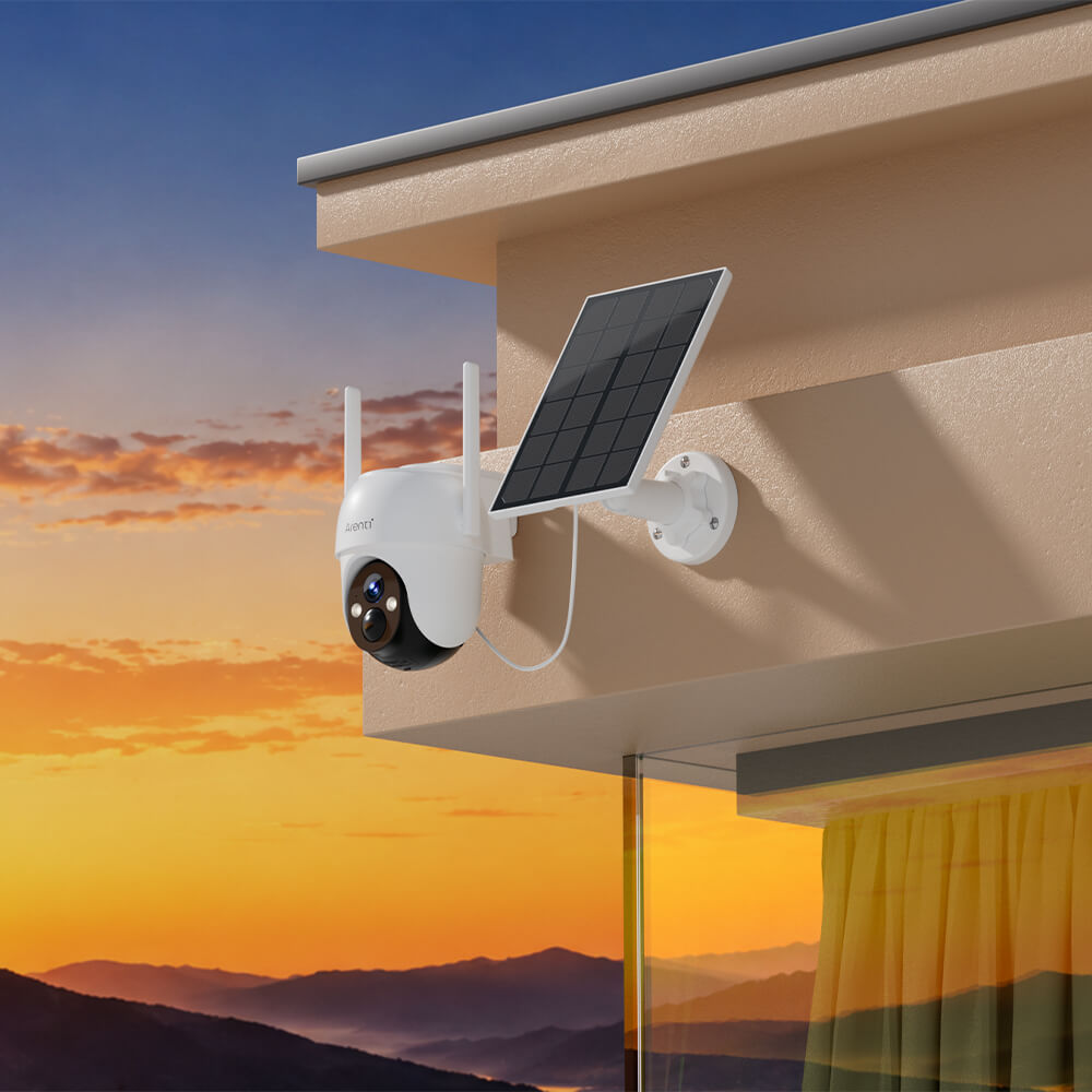 Arenti akkubetriebene Außenkamera mit Solarpanel GO2T und SP2 (2.4GHz WLAN)