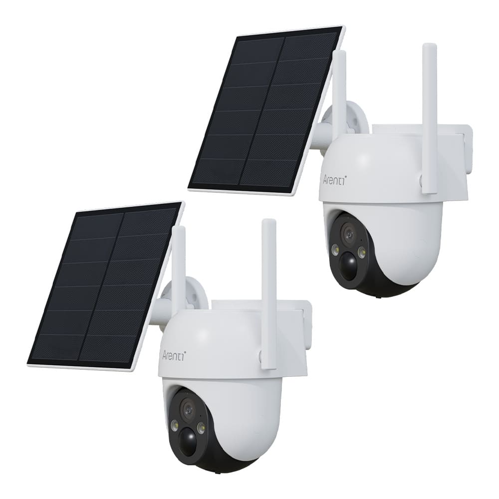 Arenti akkubetriebene Außenkamera mit Solarpanel GO2T und SP2 (2.4GHz WLAN)