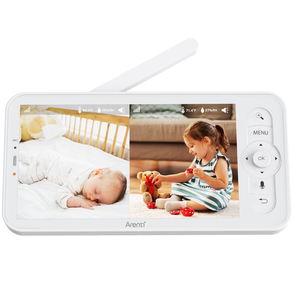 Arenti B2 Intelligentes 1080P Babyphone mit Nachtsicht und Warnmeldungen