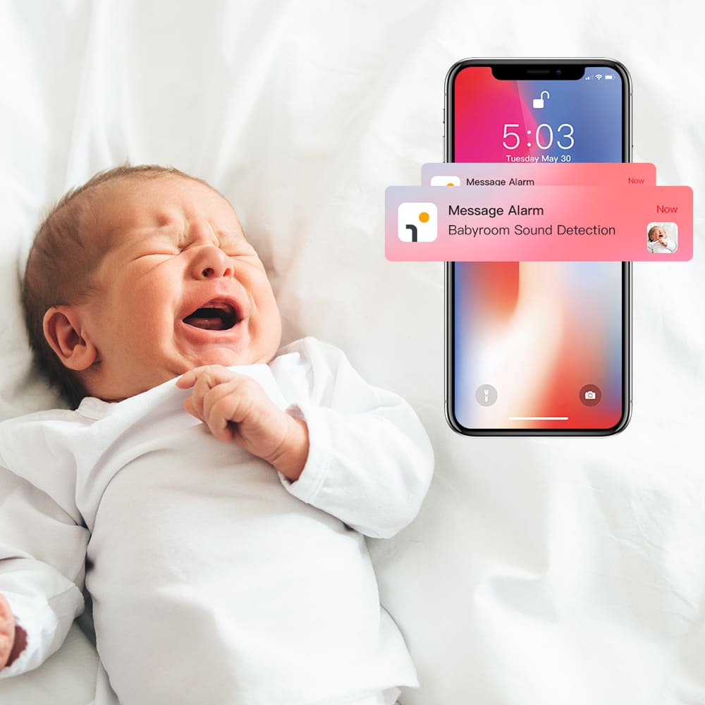 Bundle-Arenti AInanny 2K UHD-Video-Schwenk-Neige-Babyphone mit 5-Zoll-LCD-Bildschirm-Arenti EU