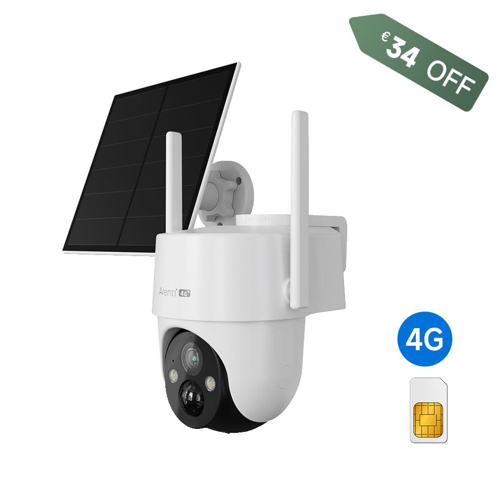 GO3G+SP2 2K 3MP 4G Outdoor P/T Akku-Sicherheitskamera
