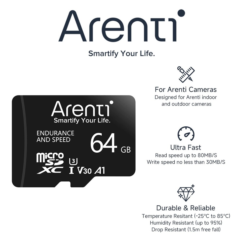 Arenti 128GB Basic microSDXC-Speicherkarte