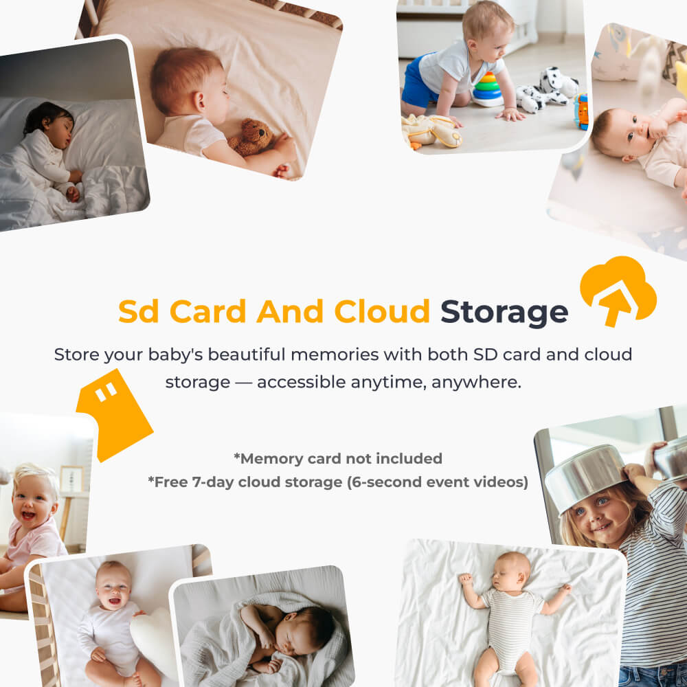 Arenti AInanny B2 Smart 1080P WLAN-Video-Babyphone mit Nachtsicht, Bewegungsalarmen und Zwei-Wege-Audio