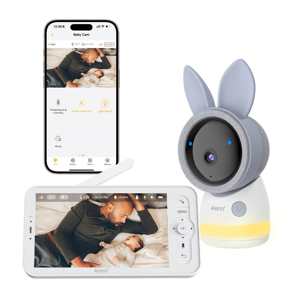 Arenti AInanny Baby Monitor | Split Screen Camera Monitor