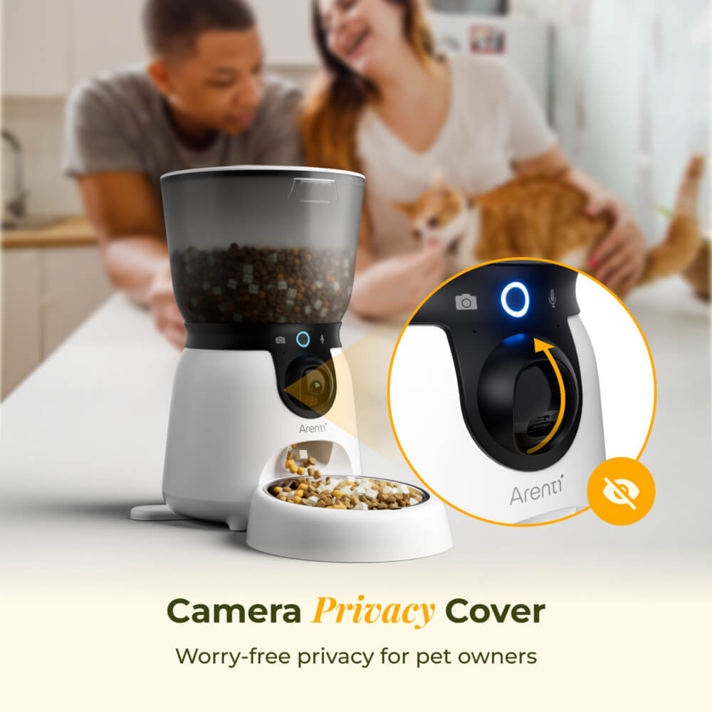 Smarter Futterautomat mit neigbarer Kamera