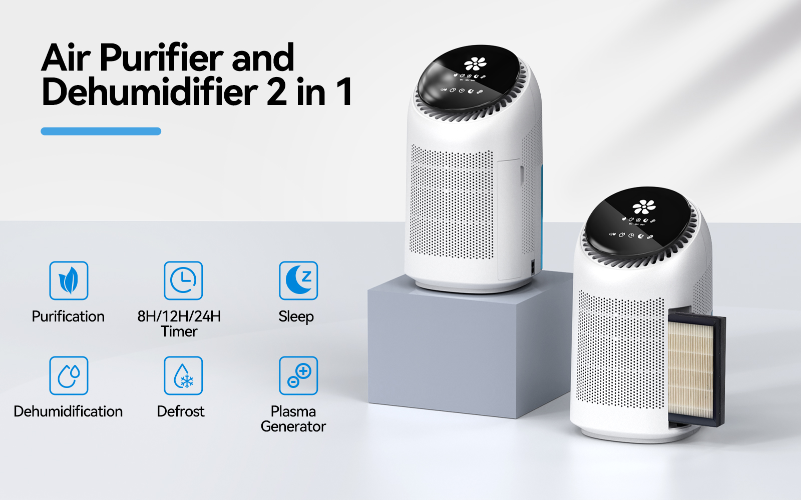 Dehumidifier and Air Purifier 2 in 1 A01