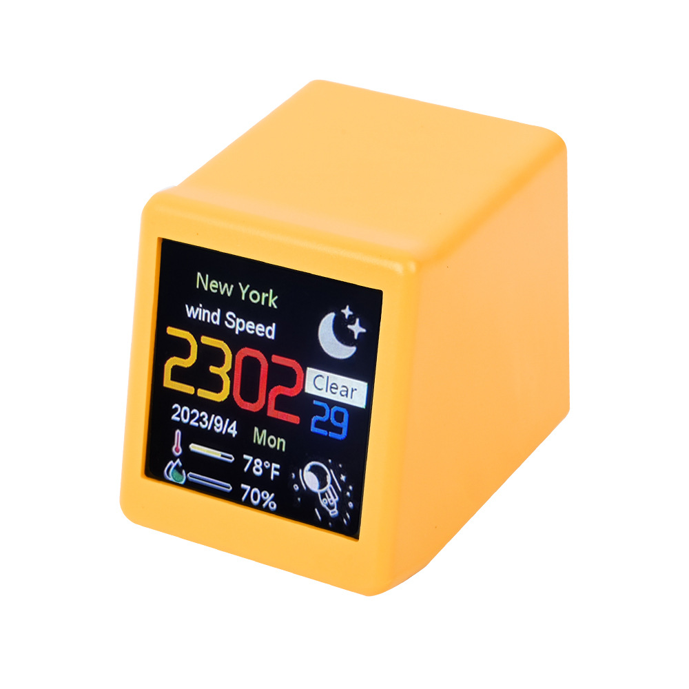 🎁Great Gift!Smart Weather Station Desktop LED LCD Digital WiFi Clock 