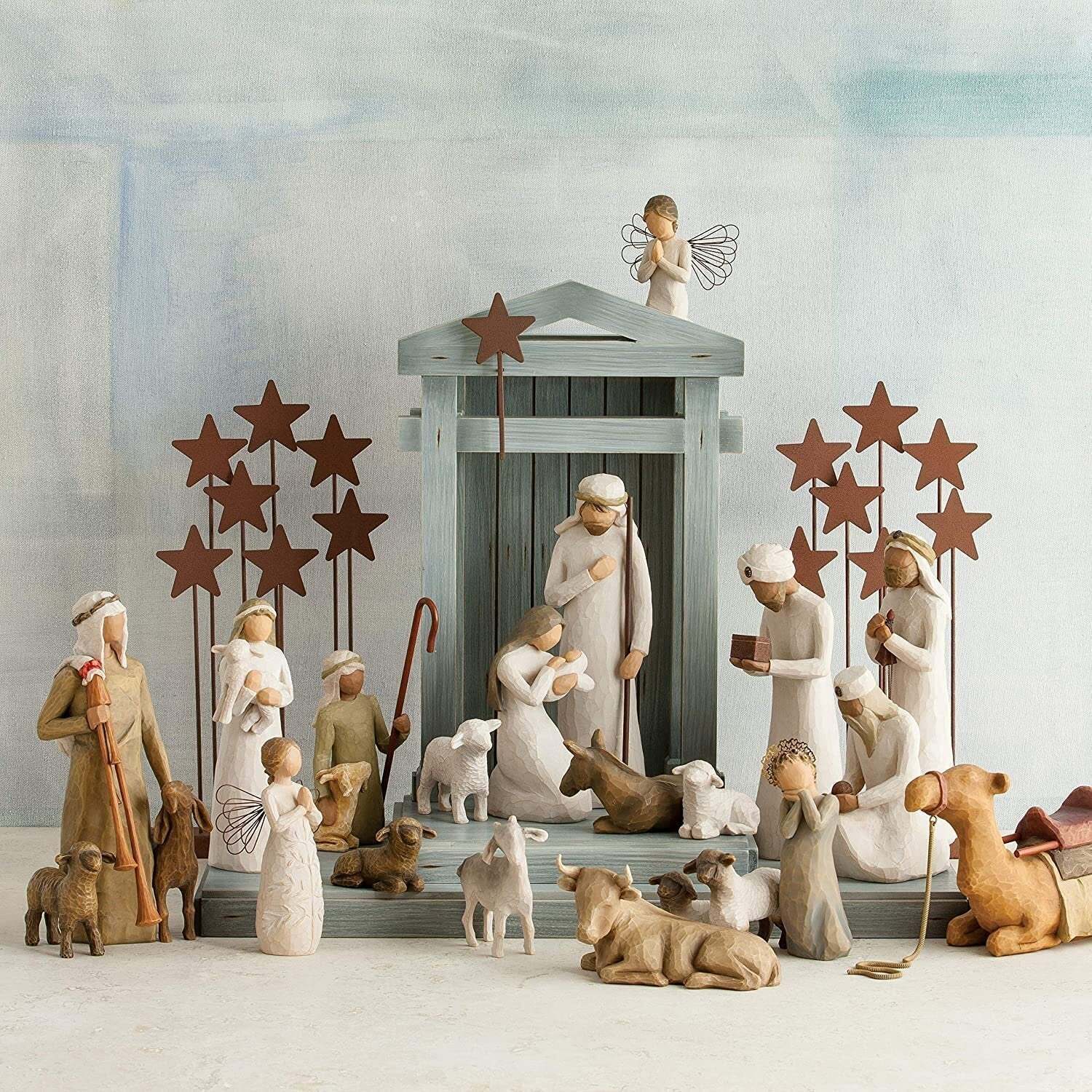 Nativity Deluxe Plus Set(Gift stars and manger)