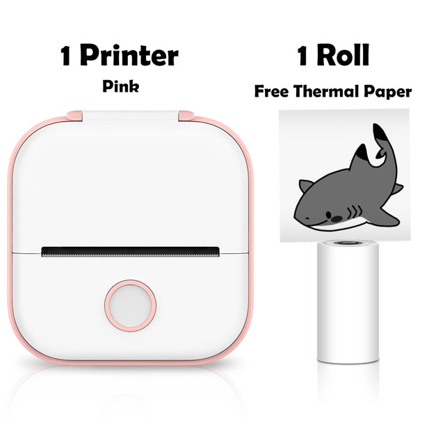 Pocket Printer - Mini Thermal Inkless Printer for Android and iOS Devices