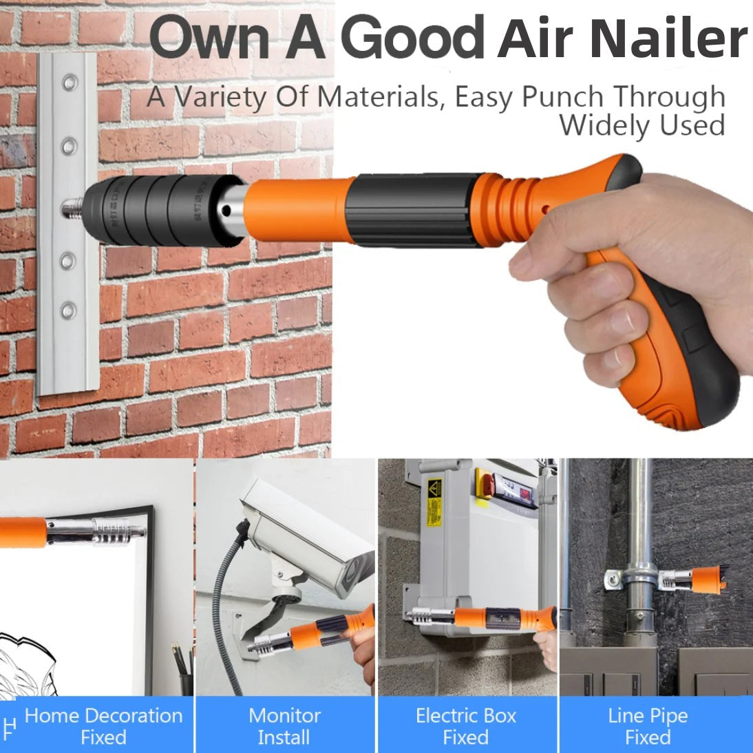 🔥Last Day Sale 49%🔥Woodworking and decoration integrated air nailer