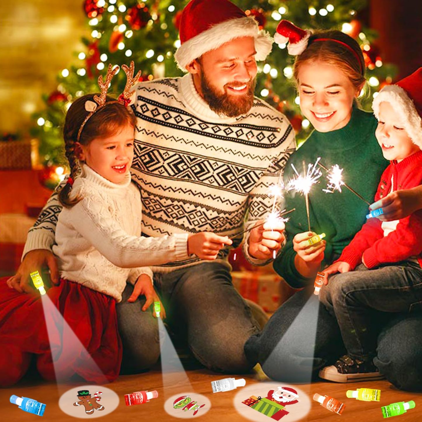 🔥2023 Christmas Gift🔥LED Light Up Finger Lights , Christmas Party Favors