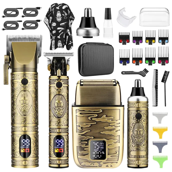The best gifts for him--Hair Trimmer & Electric Razor for Men Zero Gapped Beard Trimmer