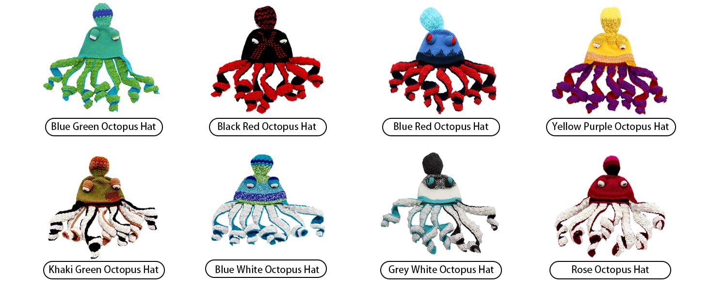 Octopus Squid Hat