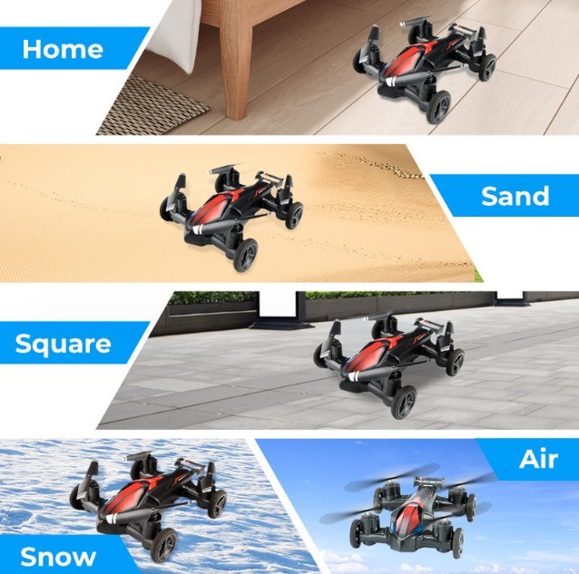 4DRC V11 Remote Control Flying Car Air-ground Dual Mode Toys