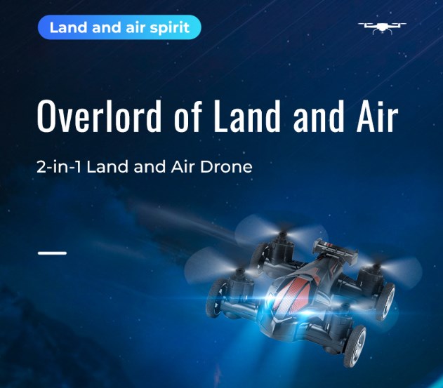 4DRC V11 Remote Control Flying Car Air-ground Dual Mode Toys