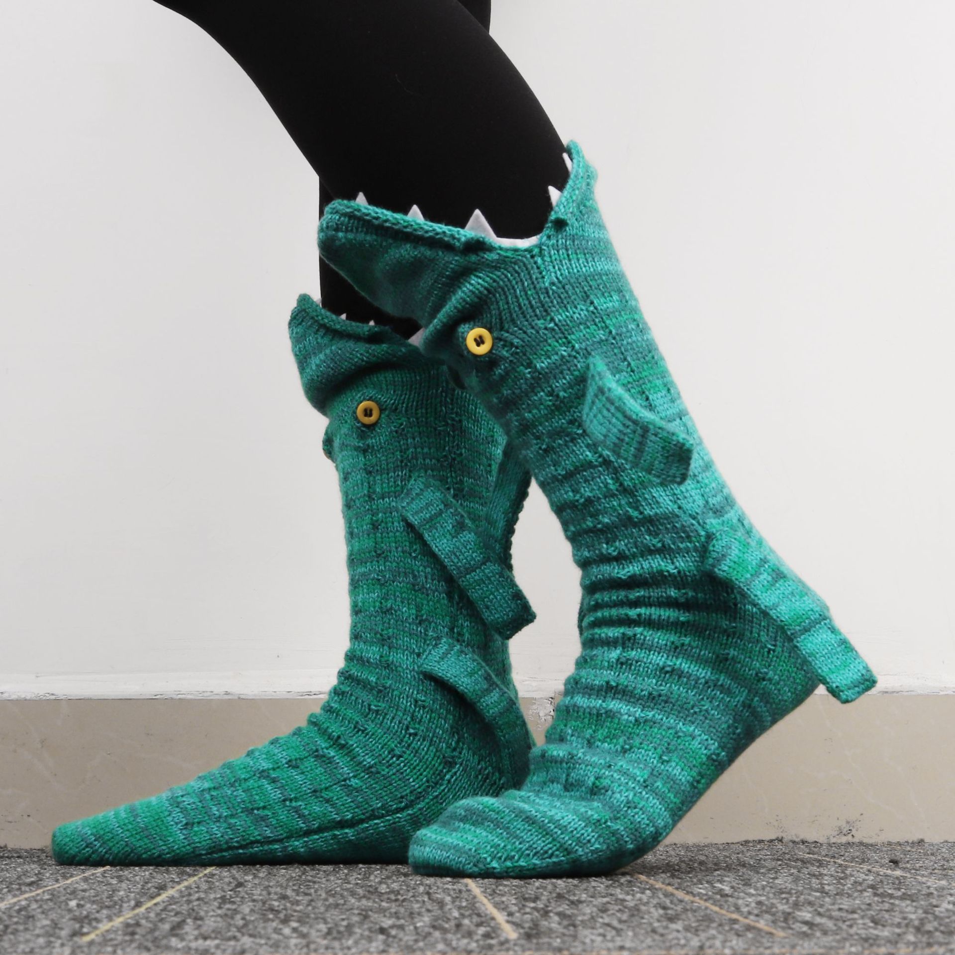 (🔥HOT SALE NOW 49% OFF) - Knit Crocodile Socks